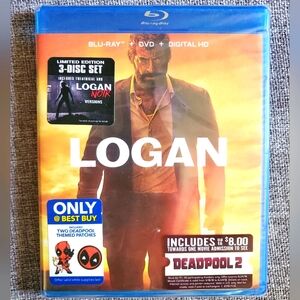 LOGANC- BLU-RAY + DVD + DIGITAL HD (never opened)